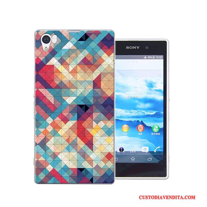 Custodia Sony Xperia Z1 Colore Difficile Anti-caduta, Cover Sony Xperia Z1 Cartone Animato Telefono