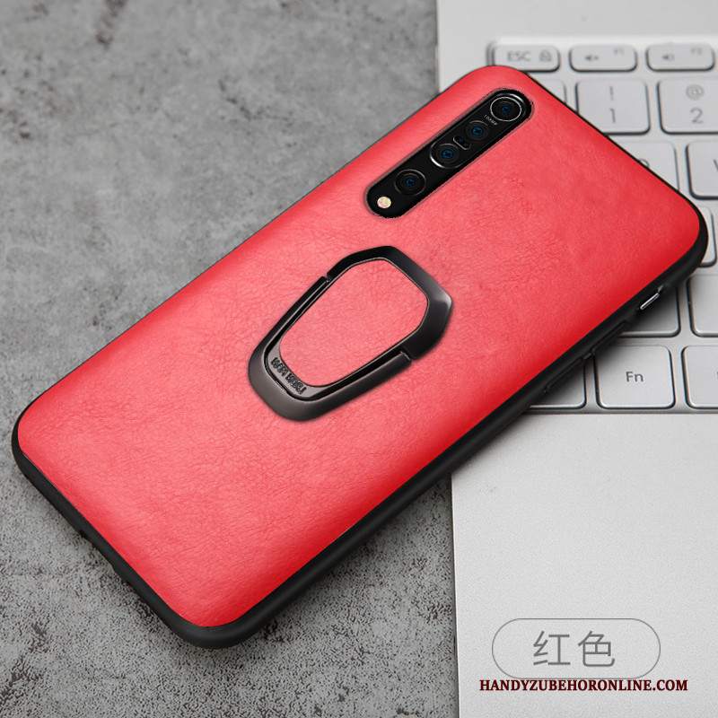 Custodia Xiaomi Mi 10 Protezione Rosso Piccola, Cover Xiaomi Mi 10 Pelle Tutto Incluso Anti-caduta