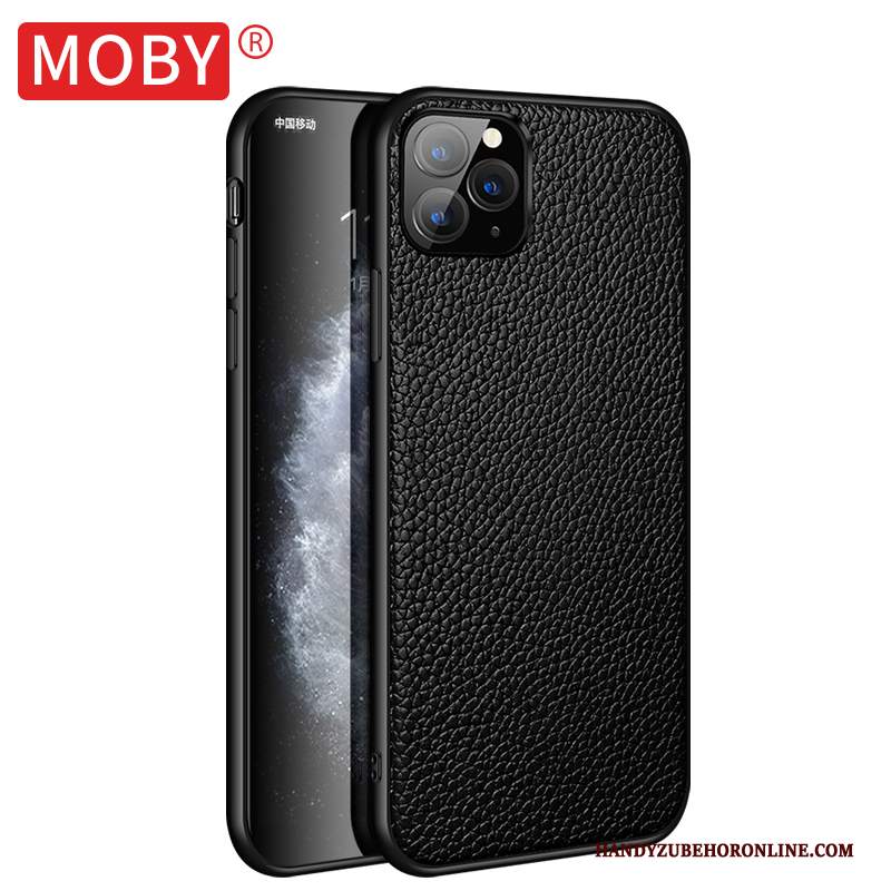 Custodia iPhone 11 Pro Pelle Qualità Sottile, Cover iPhone 11 Pro Protezione Telefono Nero