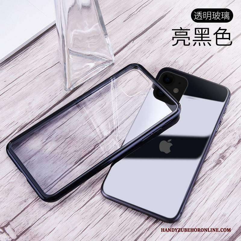 Custodia iPhone 11 Pro Protezione Semplici Vetro, Cover iPhone 11 Pro Anti-caduta Marchio Di Tendenza