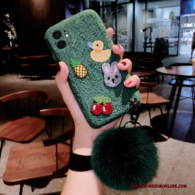 Custodia iPhone 12 Cartone Animato Nuovotelefono, Cover iPhone 12 Silicone Peluche Tutto Incluso