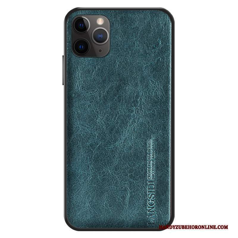 Custodia iPhone 12 Pro Pelle Affaritelefono, Cover iPhone 12 Pro Protezione Qualità Verde