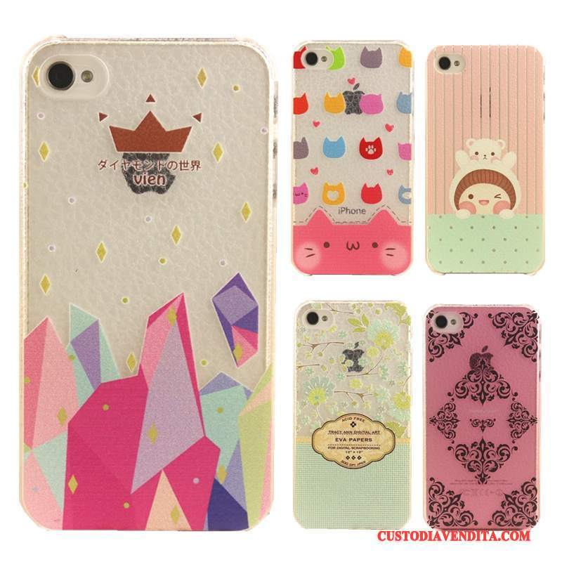 Custodia iPhone 4/4s Pelle Modellotelefono, Cover iPhone 4/4s Colore Leggere