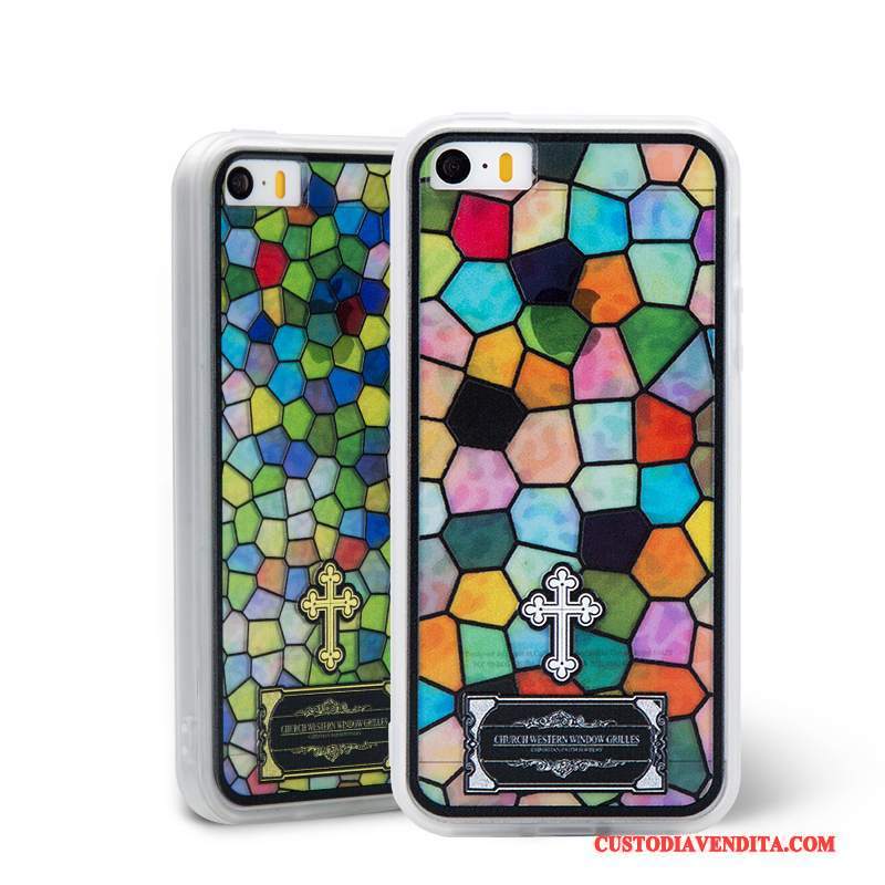 Custodia iPhone 5/5s Colore Bello Di Personalità, Cover iPhone 5/5s Creativo Telefono