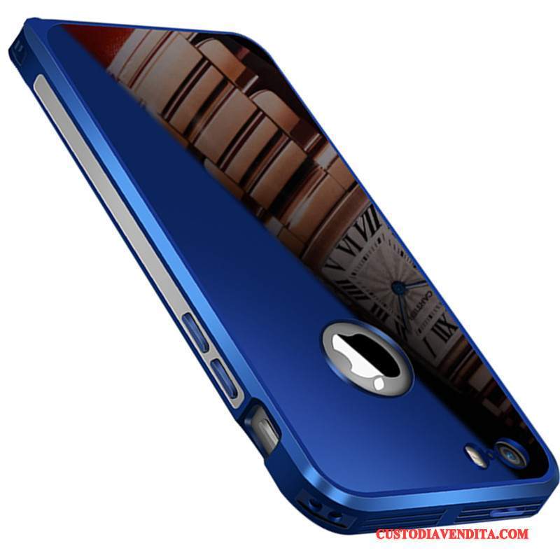 Custodia iPhone 5/5s Creativo Anti-caduta Metallo, Cover iPhone 5/5s Protezione Specchiotelefono