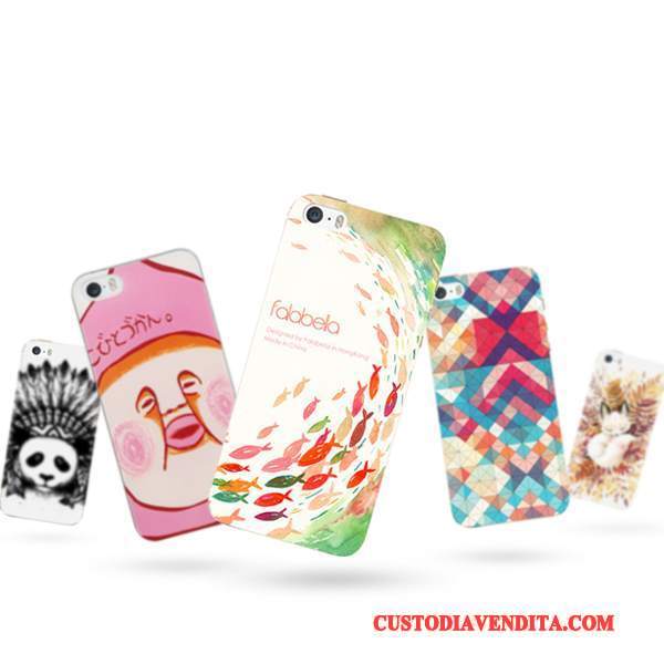 Custodia iPhone 5/5s Creativo Anti-caduta Morbido, Cover iPhone 5/5s Silicone Tendenzatelefono