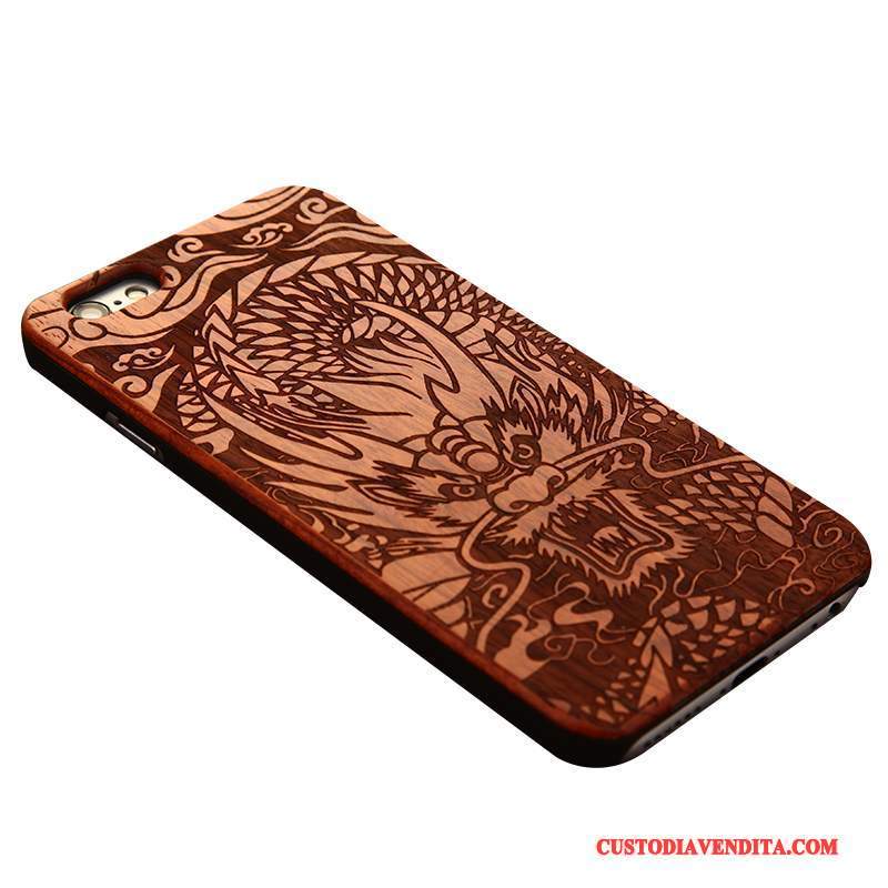 Custodia iPhone 5/5s Creativo Difficiletelefono, Cover iPhone 5/5s Protezione Legno Di Personalità