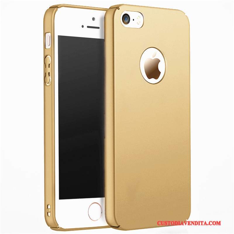 Custodia iPhone 5/5s Protezione Telefono Difficile, Cover iPhone 5/5s Macchiati Oro