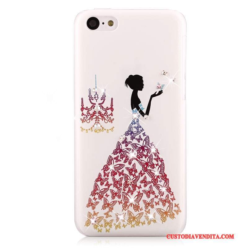 Custodia iPhone 5c Strass Difficile Macchiati, Cover iPhone 5c Colore Anti-caduta Tendenza