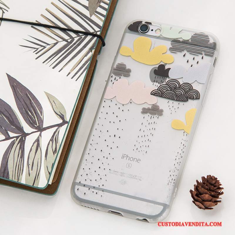 Custodia iPhone 6/6s Cartone Animato Bello Cuore, Cover iPhone 6/6s Creativo Telefono Tutto Incluso