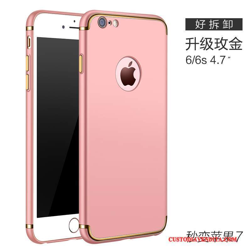 Custodia iPhone 6/6s Creativo Macchiati Sottile, Cover iPhone 6/6s Tendenza Rosa