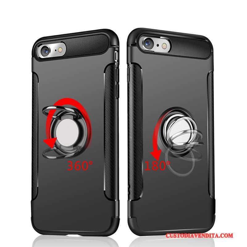 Custodia iPhone 6/6s Creativo Nero Tutto Incluso, Cover iPhone 6/6s Silicone Marchio Di Tendenzatelefono