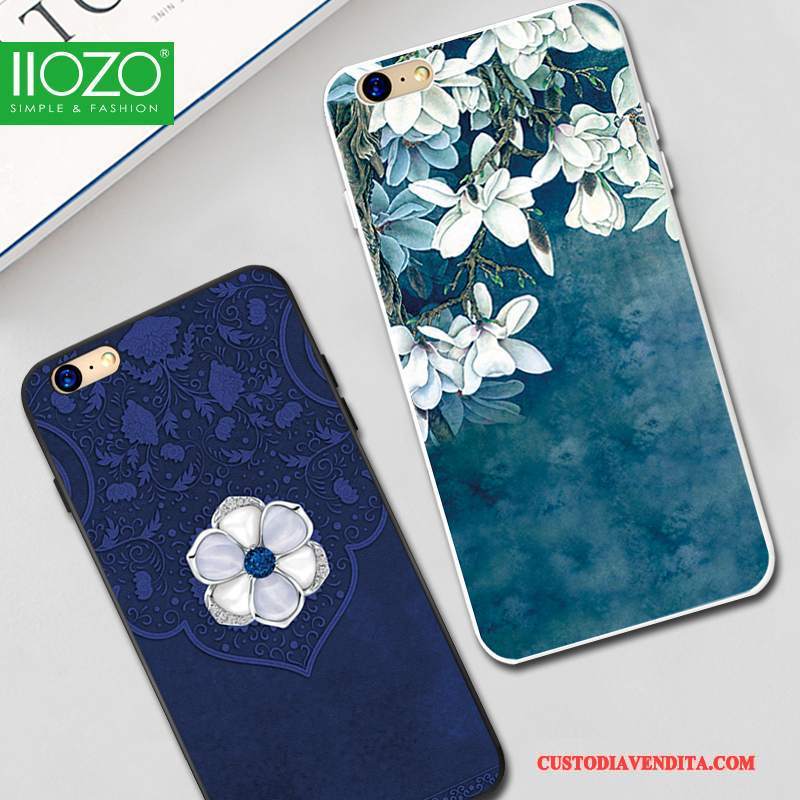 Custodia iPhone 6/6s Goffratura Tendenzatelefono, Cover iPhone 6/6s Silicone Anti-caduta Macchiati