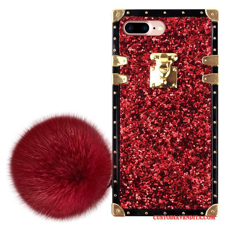 Custodia iPhone 6/6s Net Red Anti-caduta, Cover iPhone 6/6s Rosso Rosa