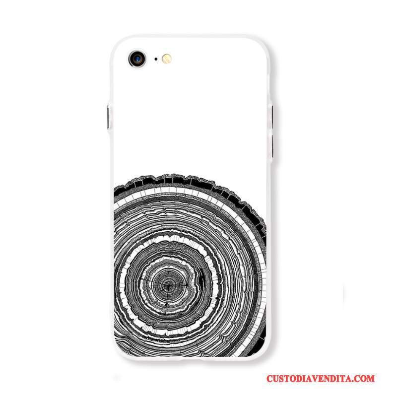 Custodia iPhone 6/6s Plus Creativo Di Personalità Tendenza, Cover iPhone 6/6s Plus Protezione Tutto Incluso Bianco