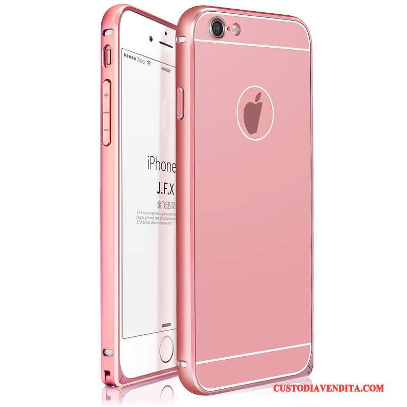 Custodia iPhone 6/6s Plus Lega Telaio, Cover iPhone 6/6s Plus Rosa Tutto Incluso