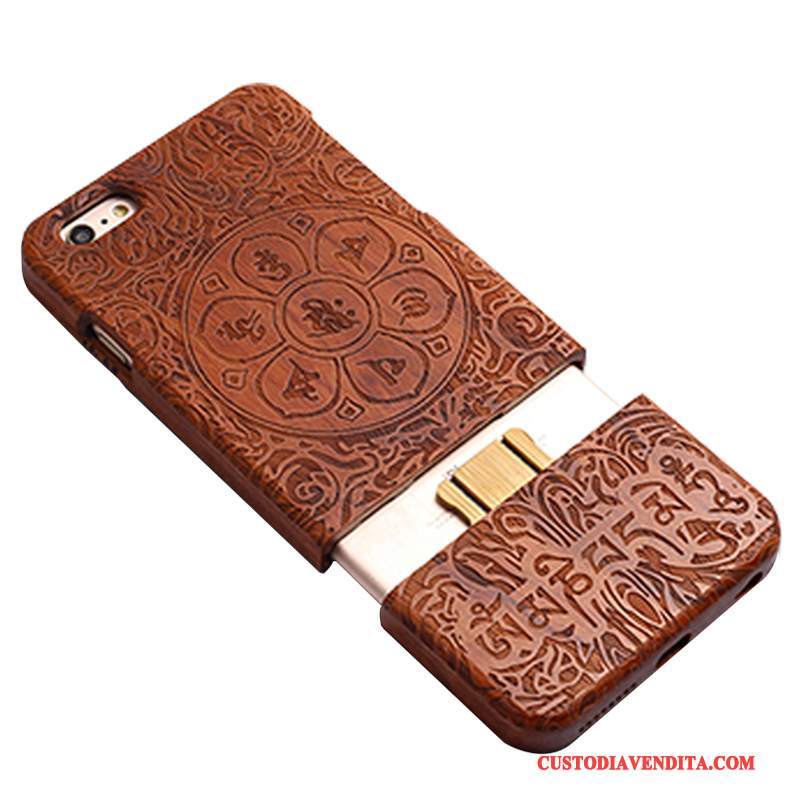 Custodia iPhone 6/6s Plus Legno Massello Di Personalità Lusso, Cover iPhone 6/6s Plus Nuovo Legno