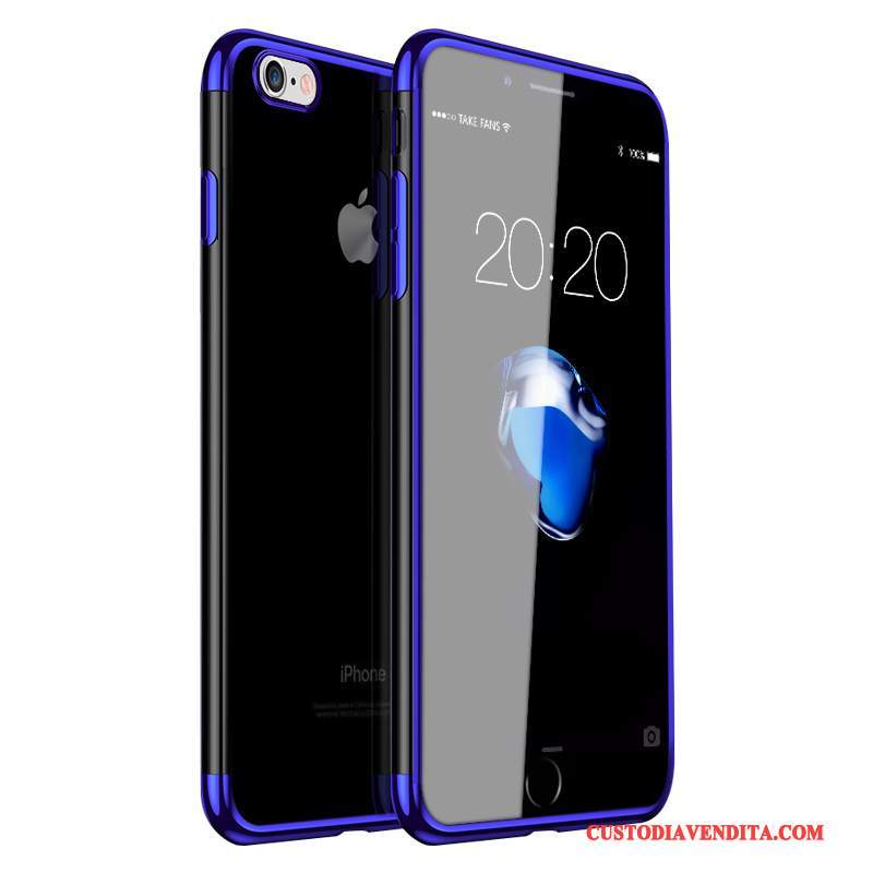 Custodia iPhone 6/6s Plus Protezione Semplici Placcatura, Cover iPhone 6/6s Plus Tendenza Anti-caduta