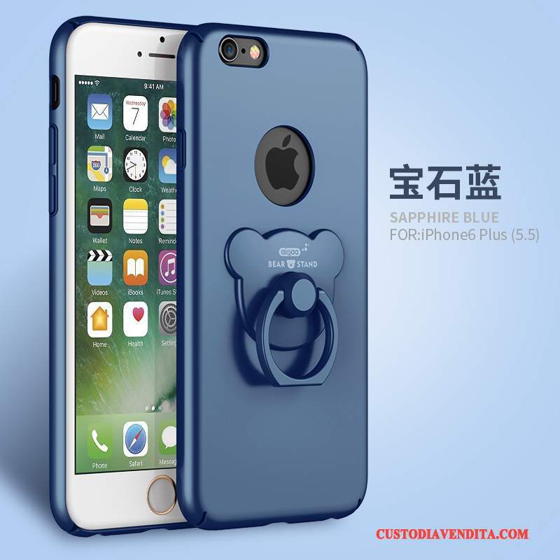 Custodia iPhone 6/6s Plus Silicone Modello Blu, Cover iPhone 6/6s Plus Protezione Anti-cadutatelefono