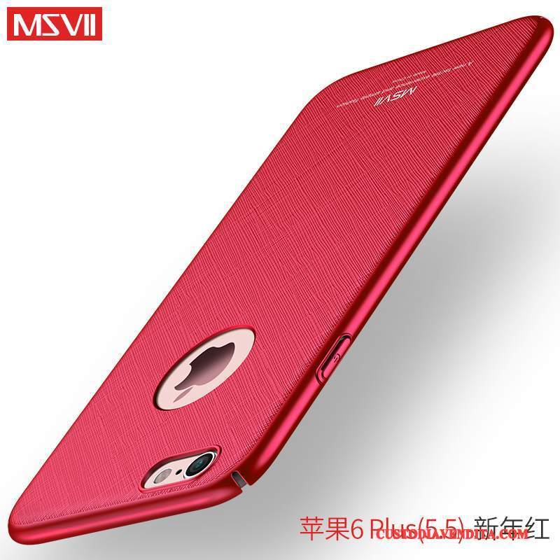 Custodia iPhone 6/6s Silicone Rosso Anti-caduta, Cover iPhone 6/6s Protezione Difficile Macchiati