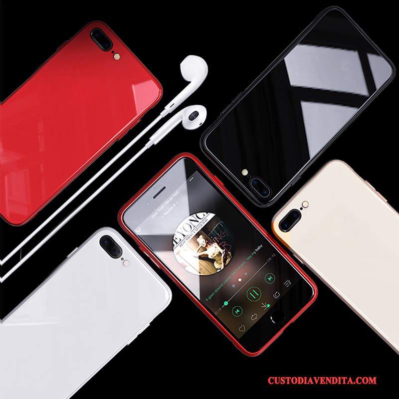 Custodia iPhone 7 Colore Anti-cadutatelefono, Cover iPhone 7 Net Red Tutto Incluso