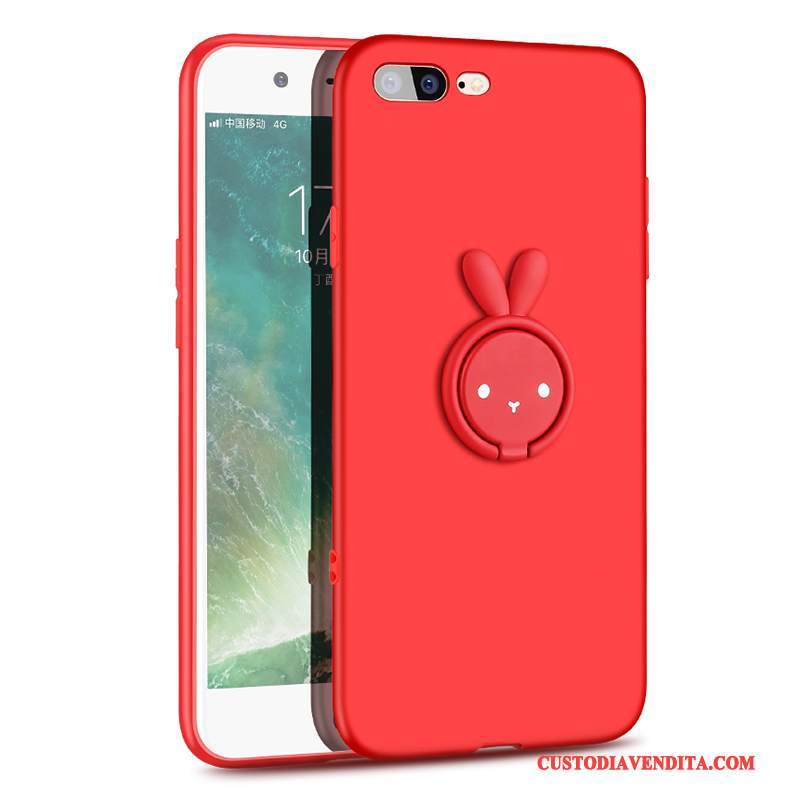 Custodia iPhone 7 Creativo Di Personalitàtelefono, Cover iPhone 7 Silicone Rosso Anti-caduta