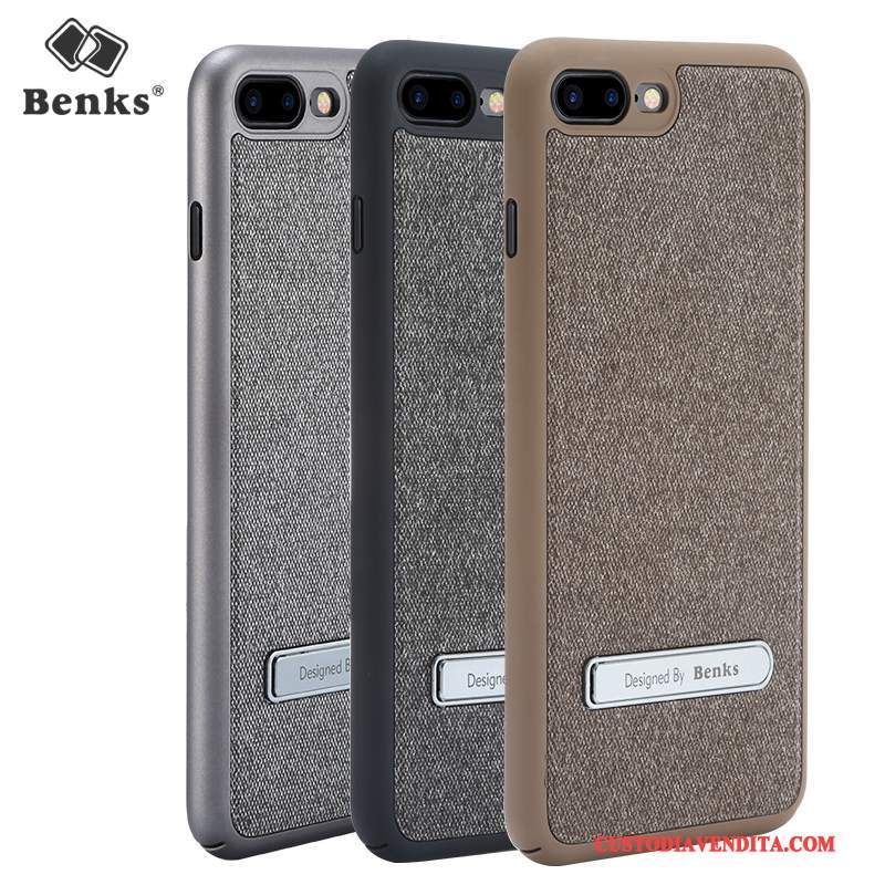 Custodia iPhone 7 Creativo Magnetico Affari, Cover iPhone 7 Protezione Grigiotelefono