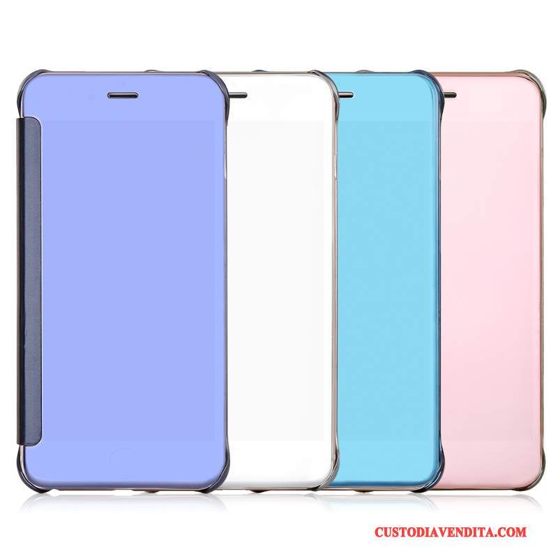 Custodia iPhone 7 Folio Dragotelefono, Cover iPhone 7 Pelle Specchio