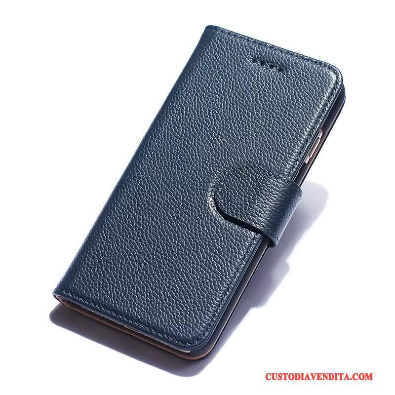 Custodia iPhone 7 Pelle Anti-caduta Nuovo, Cover iPhone 7 Folio Muccatelefono