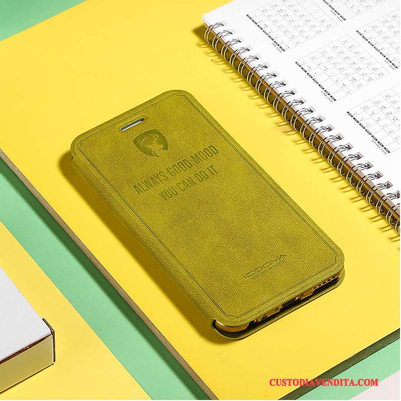 Custodia iPhone 7 Plus Pelle Telefono Verde, Cover iPhone 7 Plus Protezione Gioventù