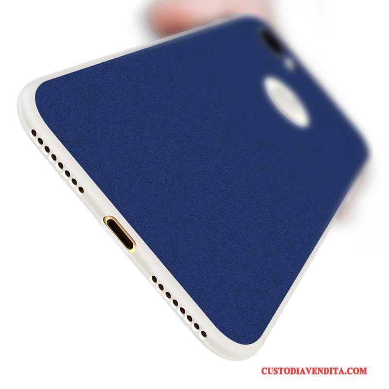 Custodia iPhone 7 Silicone Anti-caduta Blu, Cover iPhone 7 Morbido Tendenza