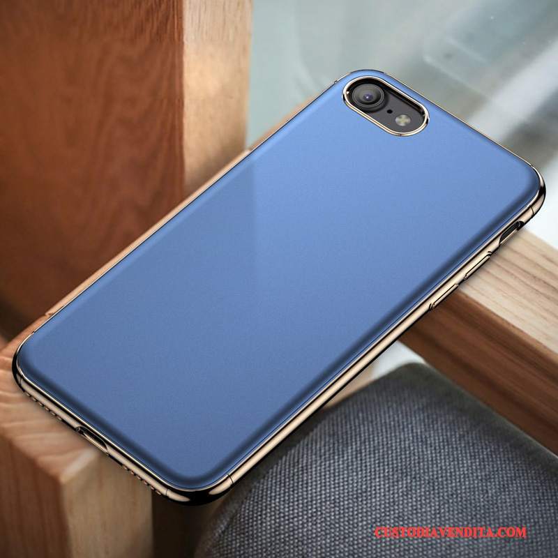 Custodia iPhone 8 Blu Tutto Incluso, Cover iPhone 8 Difficile Macchiati