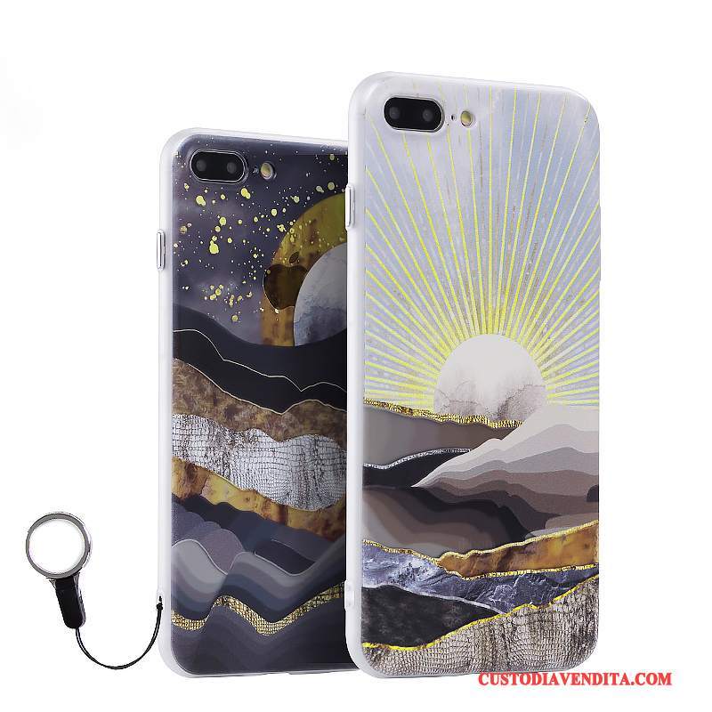 Custodia iPhone 8 Colore Arte Tutto Incluso, Cover iPhone 8 Protezione Anti-cadutatelefono