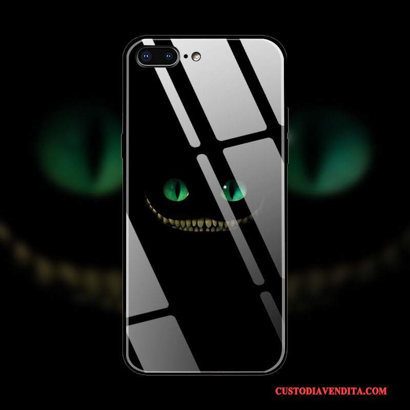 Custodia iPhone 8 Plus Protezione Vetro Tendenza, Cover iPhone 8 Plus Telefono Verde