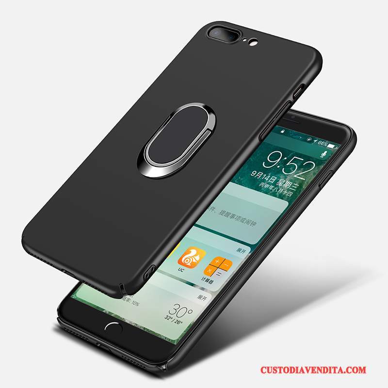 Custodia iPhone 8 Protezione Macchiati Difficile, Cover iPhone 8 Nero Magnetico