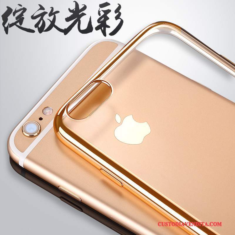 Custodia iPhone 8 Protezione Telefono Sottile, Cover iPhone 8 Oro Placcatura