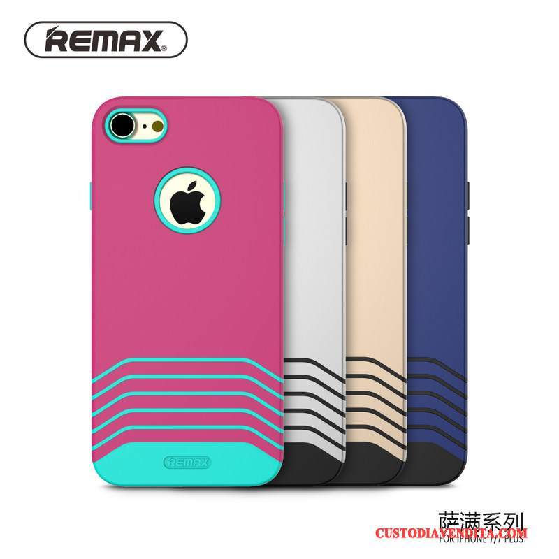 Custodia iPhone 8 Silicone Anti-caduta Tendenza, Cover iPhone 8 Protezione Rossotelefono