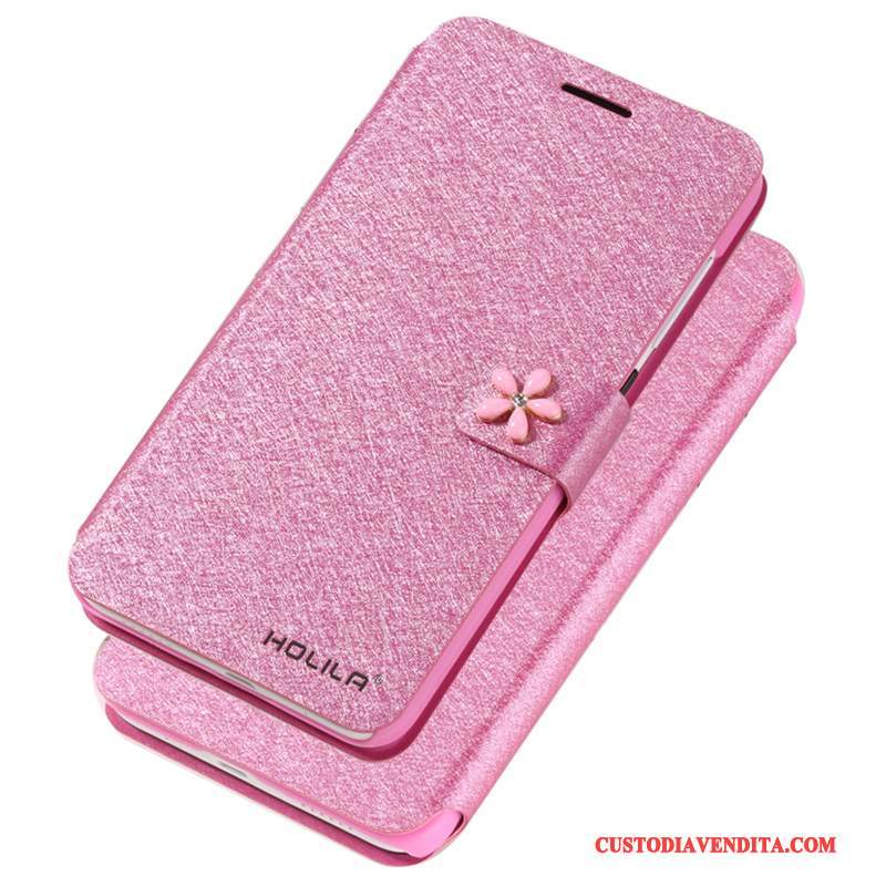 Custodia iPhone X Folio Rossotelefono, Cover iPhone X Pelle Anti-caduta