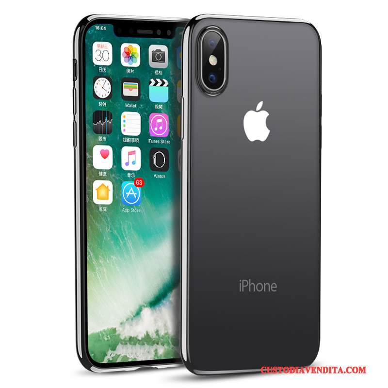 Custodia iPhone X Silicone Morbido Anti-caduta, Cover iPhone X Nuovo Sottile