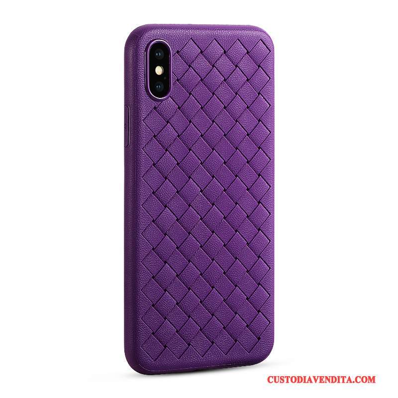 Custodia iPhone X Silicone Tutto Inclusotelefono, Cover iPhone X Pelle Affari Qualità