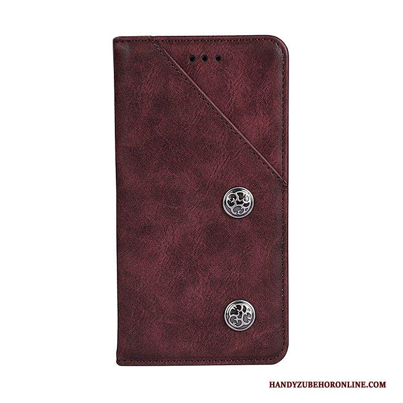 Custodia iPhone Xs Max Pelle Anti-cadutatelefono, Cover iPhone Xs Max Folio