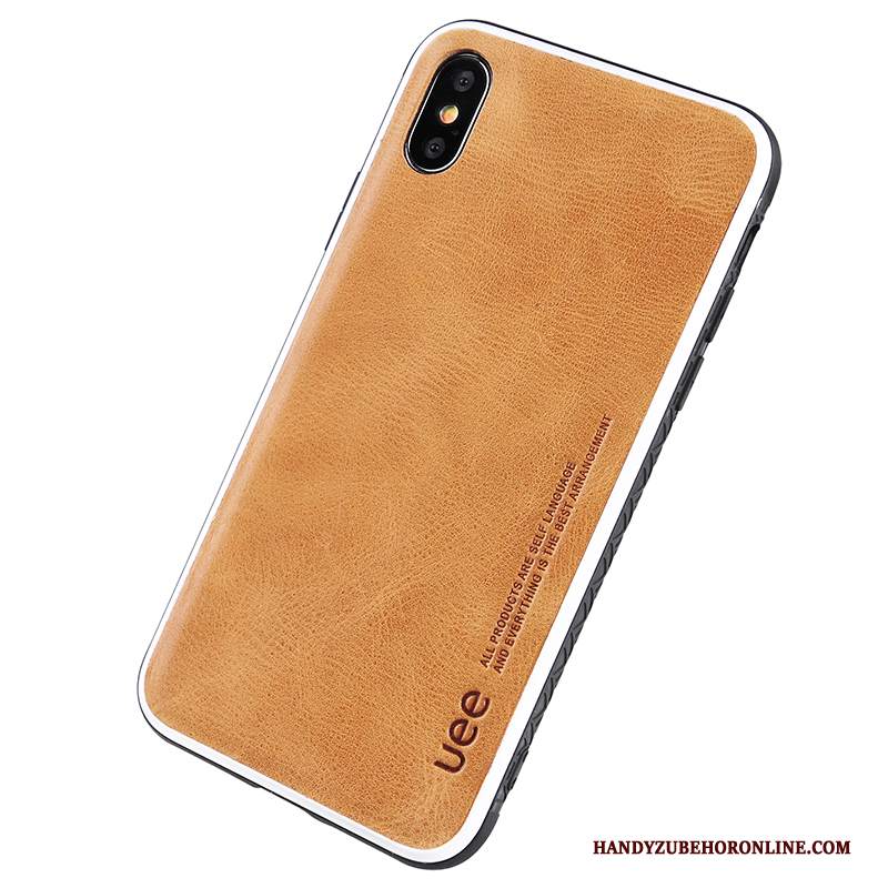 Custodia iPhone Xs Max Pelle Lusso Di Personalità, Cover iPhone Xs Max Creativo Naturalmente Tutto Incluso