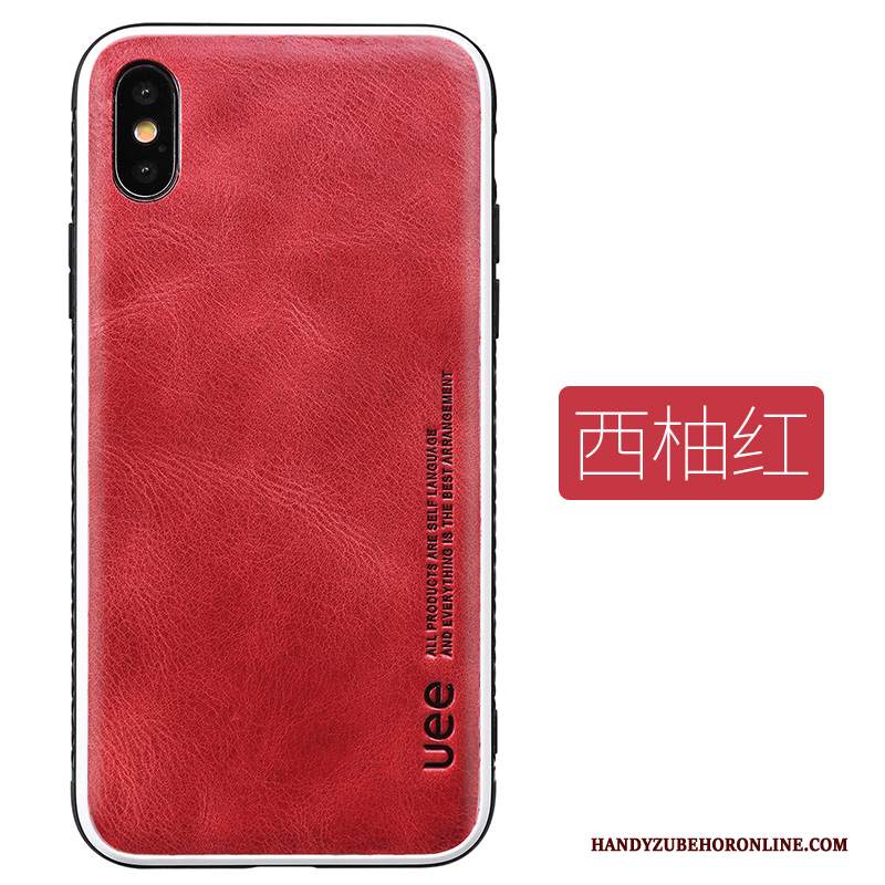 Custodia iPhone Xs Max Pelle Tendenza High End, Cover iPhone Xs Max Moda Elegante Grande