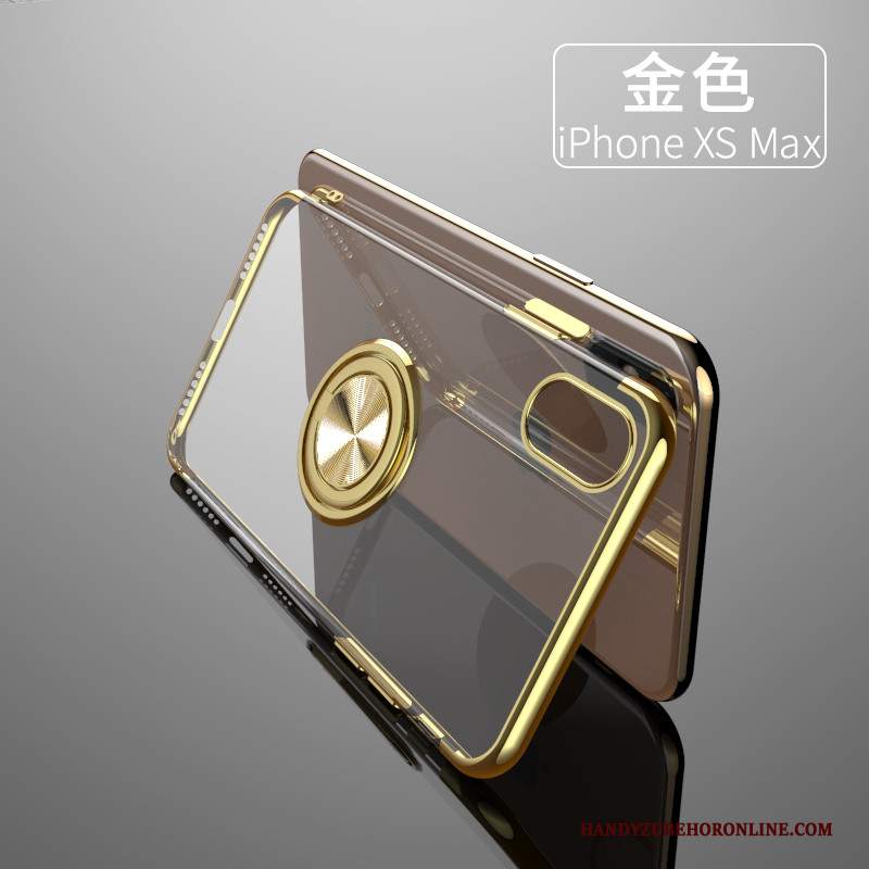 Custodia iPhone Xs Max Silicone Supporto Anti-caduta, Cover iPhone Xs Max Protezione Telefono Nuovo