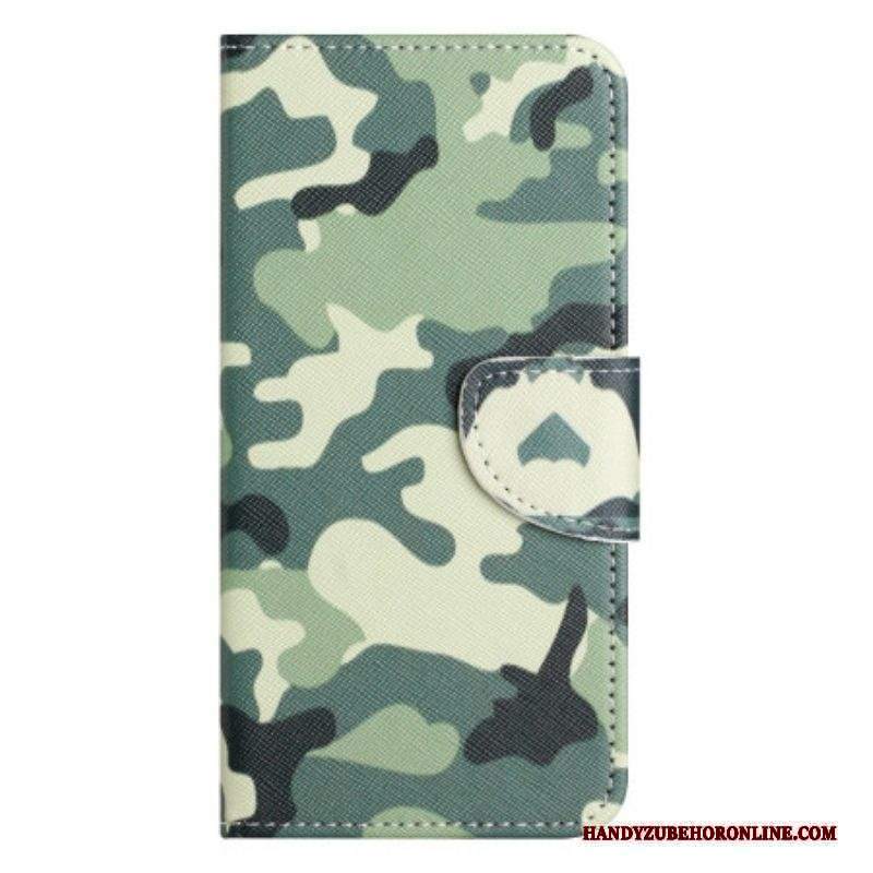 Custodia in pelle Moto G73 5G Camuffare