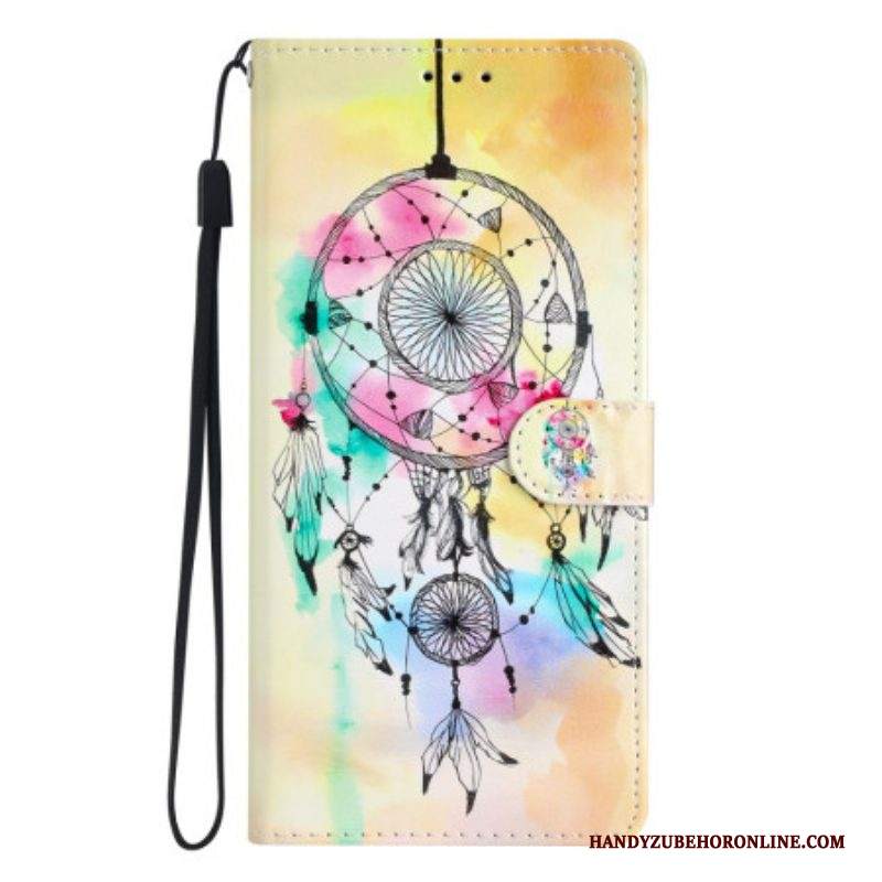 Custodia in pelle Samsung Galaxy A53 5G Acchiappasogni Artistico