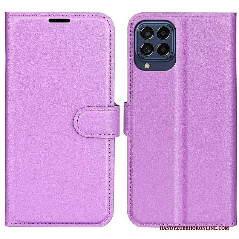 Custodia in pelle Samsung Galaxy M53 5G Classico