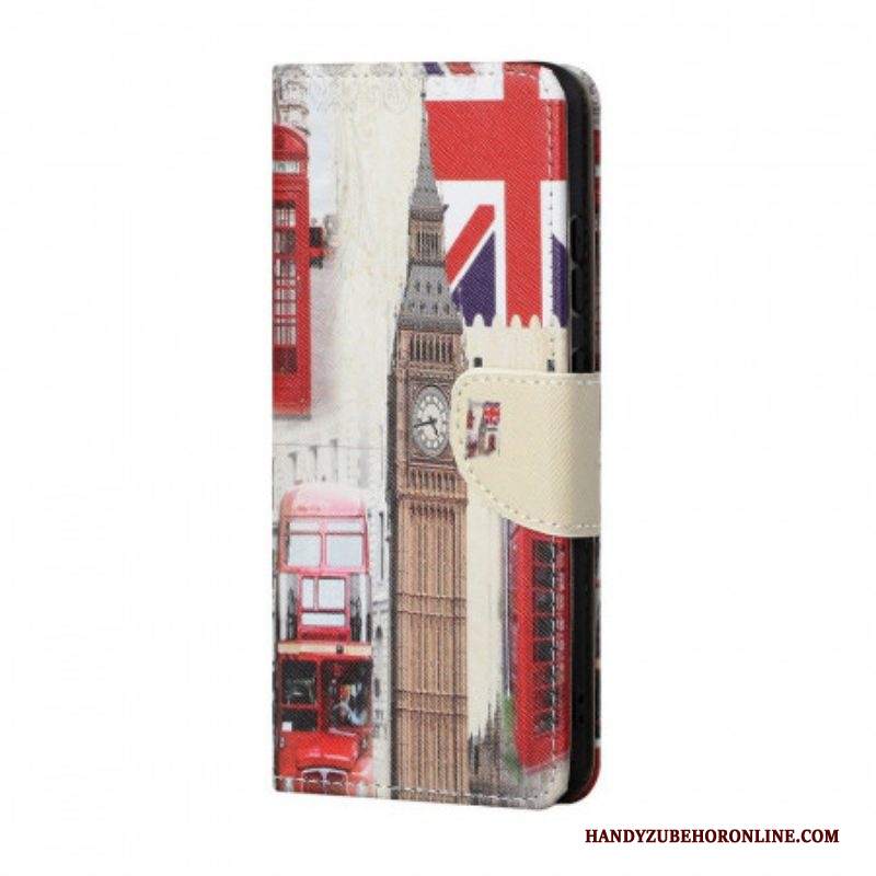 Custodia in pelle Samsung Galaxy M53 5G Londra