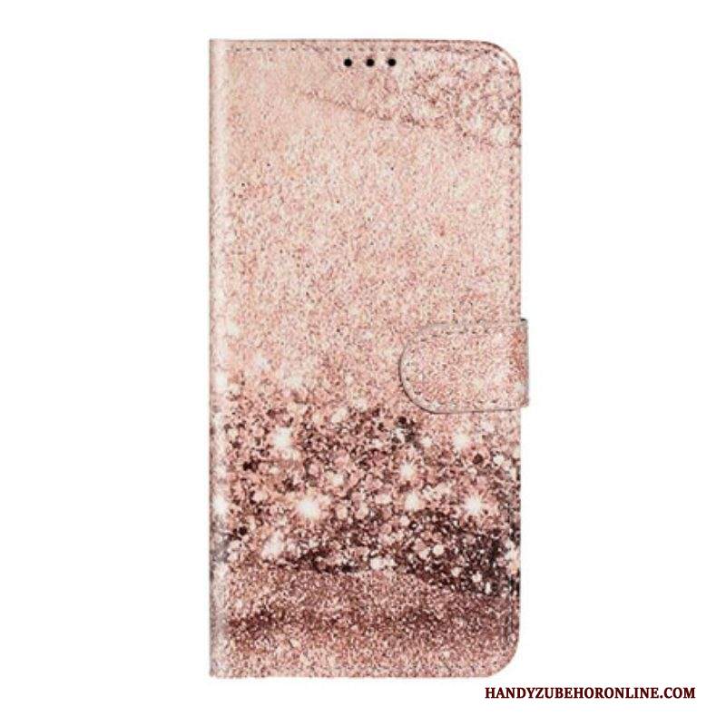 Custodia in pelle Samsung Galaxy S20 Plus / S20 Plus 5G Paillettes Firmate