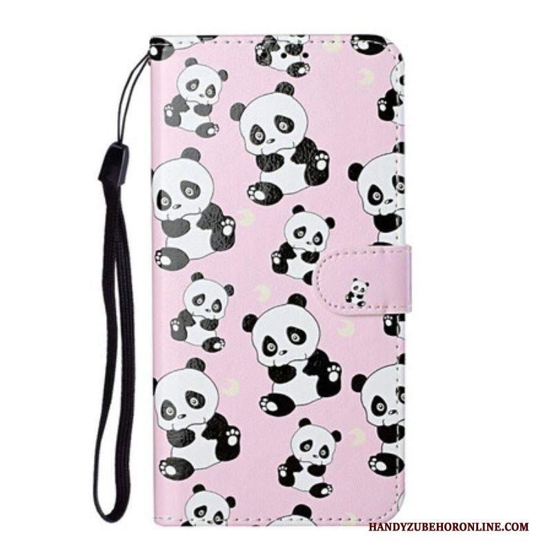 Custodia in pelle Samsung Galaxy S21 5G Che Panda